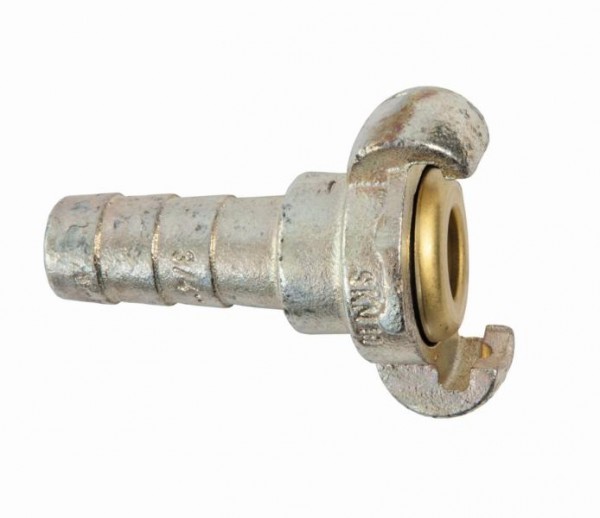 GEKA Schlauchstück "TG", 1/2" - 13mm DIN 3489 MS-Dichtung, VE: 10 Stück, 61.3601