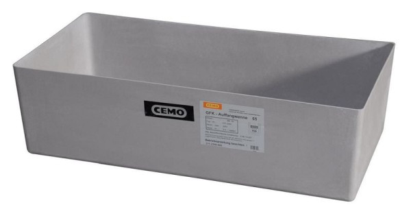 Cemo Auffangwanne 65 l, Maße: 82 x 41 x 23 cm, 7086, 4052886120538