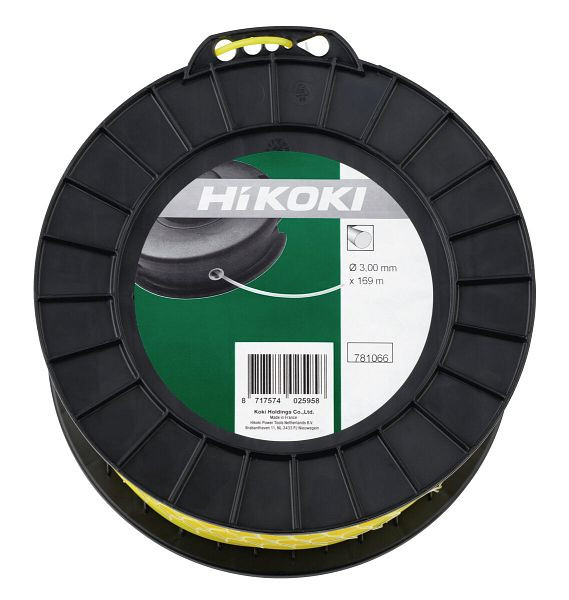 HiKOKI Trimmerfaden rund 3.0mm gelb L=279m (2250 gr), 781067