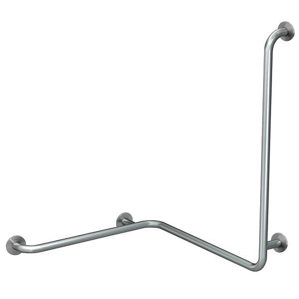 KWC Wandhandlauf, Contina, Edelstahl, für Ecken, 806x983x726 mm, Ausführung links, 2030038227