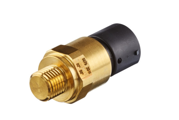 HELLA Temperaturschalter, Kühlerlüfter, 12V, 3-polig, Rundstecker, geschraubt, Doppelausgang/Schließer, 6ZT 007 837-101