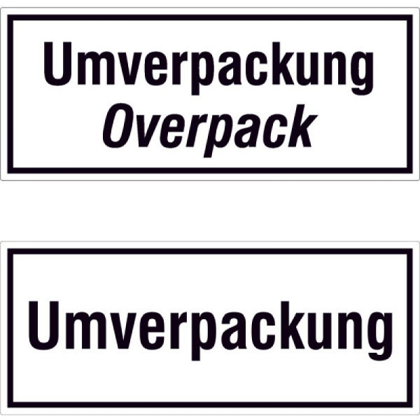 Stein HGS Paketaufkleber Umverpackung, Haftpapier, Deutsch, 31.2246