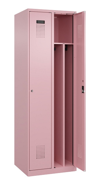 C+P Spind Evolo PLUS, 2 Abteile, 1850x600x500mm, 3015/3015, Verschluss Zylinderschloss, 049000-20F S10051