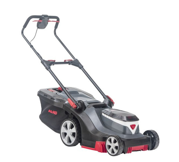 AL-KO 18 V Akku-Rasenmäher 382 Li Premium inkl. 2 Akkus und Ladegerät, Bosch Home And Garden kompatibel, 113844