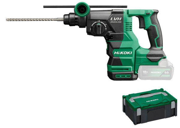 HiKOKI 36V Akku Bohr- & Meißelhammer (Brushless), ohne Akku, ohne Ladegerät, DH1826DA (Basic) (HSC II), DH1826DAW2Z