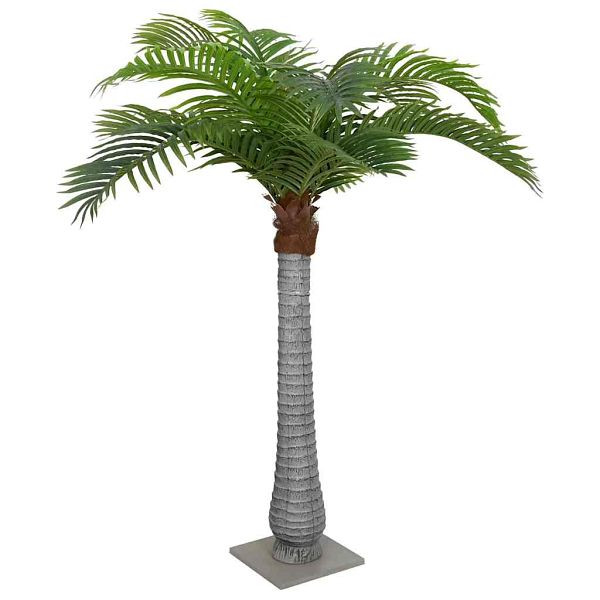 vidaXL Palme Künstlich 15 Blätter 200 cm Grün, 4103577, 8721158572950