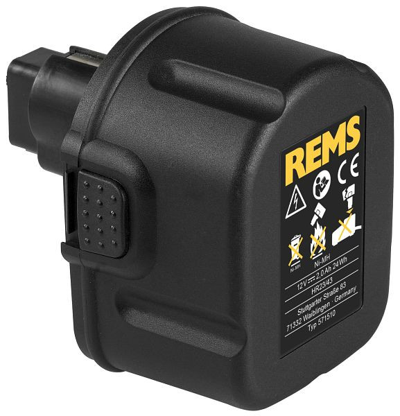 REMS Akku Ni-MH 12V 2,0Ah, 571510 R12MH, 4039976154581