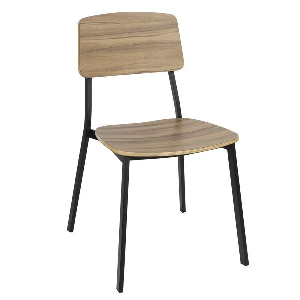 Bolero Beaufort Esszimmerstühle aus Holz für den Innenbereich (2er-Pack), FU524