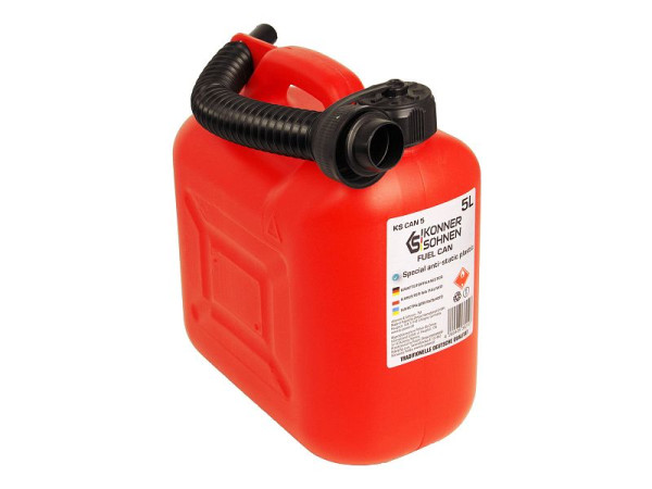 Könner & Söhnen Kraftstofftank, Spezieller antistatischer Kunststoff, 5 l, KS CAN 5