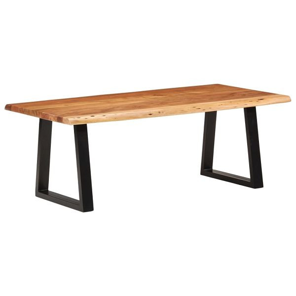 vidaXL Couchtisch 110x55x40 cm Massivholz Akazie, 374951
