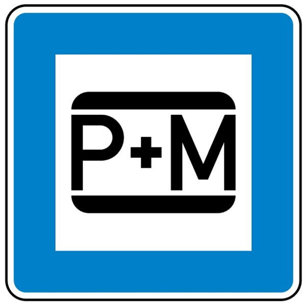 Stein HGS Parken und Mitfahren Nr. 316-50, 600x600mm /RA1/Flachform 3mm, 316-50-213