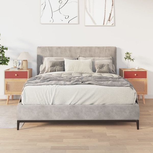 vidaXL Nachttische 2 Stück 40x30x55 cm Holzwerkstoff, 352147