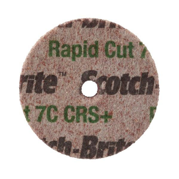 3M Scotch-Brite Kompaktscheibe RC-UW, 50,8 mm, 6,35 mm, 6,35 mm, Härte 7, C, coarse+, VE: 60 Scheiben, 7000028557