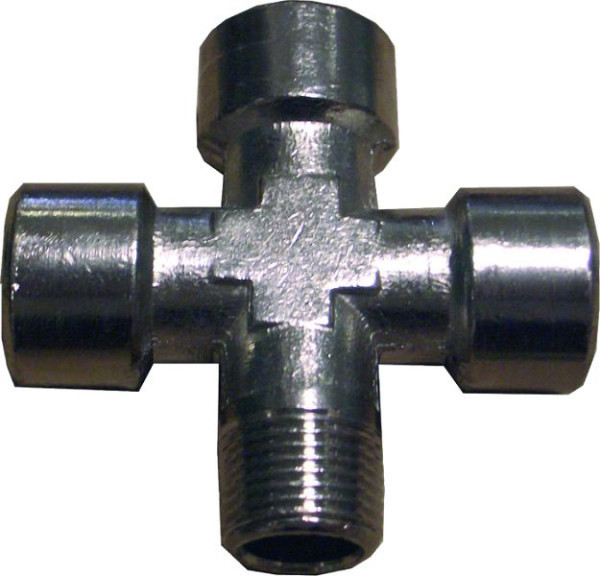 SBN Kreuzstück 1/4", 3 x IG, 1 x AG, MG, VE: 10 Stück, 07260