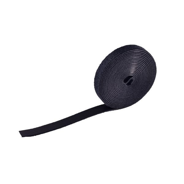 S-Conn Klettverschlussband 14mm, schwarz, 3m, 18-10008