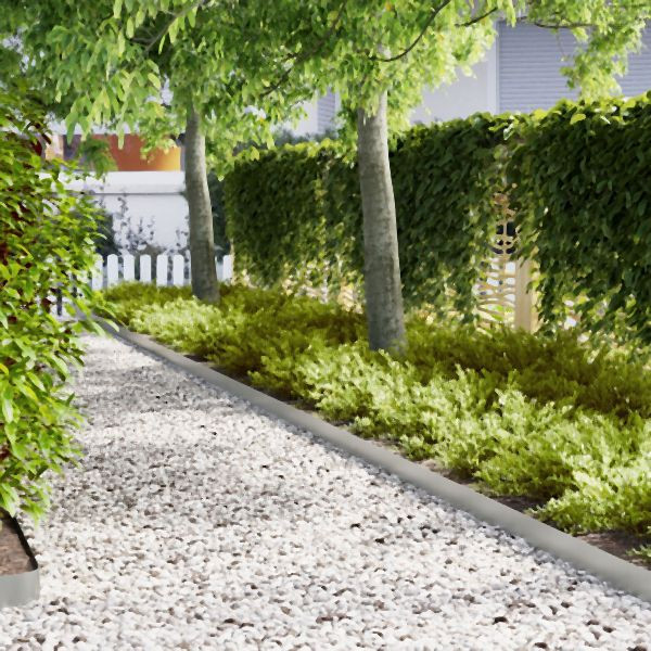 vidaXL Rasenkanten 20 Stück 100x0,5x15 cm Verzinkter Stahl, 865939