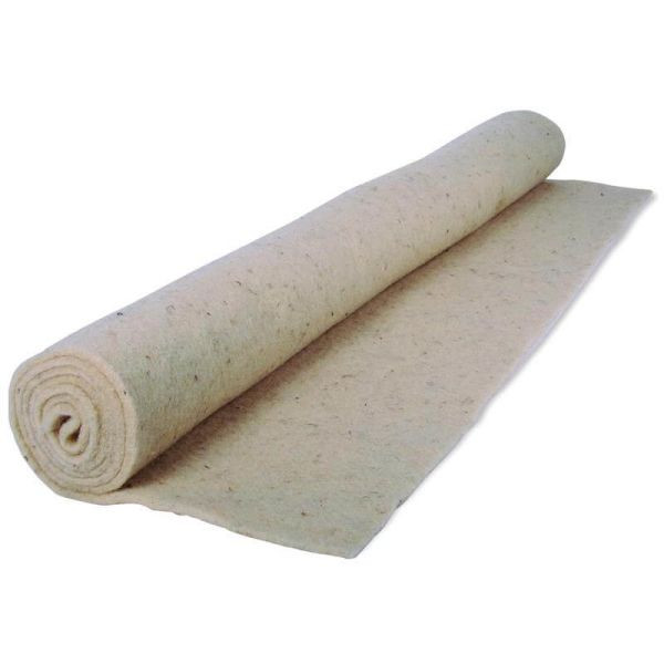 NOOR Schutzmatte aus Schafwolle Unkraut & Winterschutz, Größe 100 x 150cm Farbe: Naturweiß, 155002-3