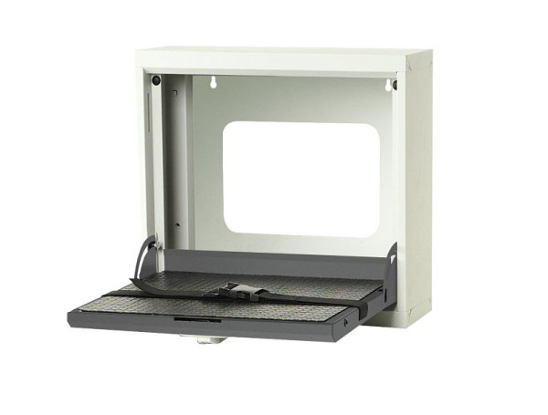 bott verso Hängeschrank für Notebooks, BxTxH: 500 x 150 x 410 mm, Lichtgrau / Anthrazitgrau, 16912350.19V