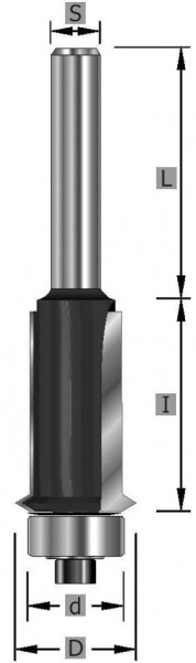 Edessö Schattenfugenfräser HW mit Kugellager, A: 15,9, B: 25,4, C: 12, 117515912