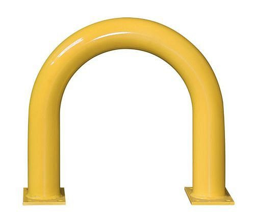 DENIOS Rammschutzbügel Extreme 6.5, 650 x 600 mm, Außenaufstellung, feuerverzinkt, 207460