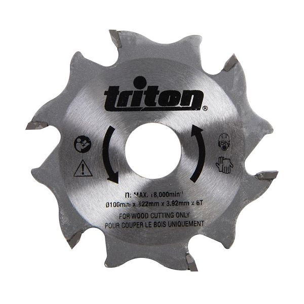 Triton Fräsblatt für Flachdübelfräse, 100 mm, Ersatzfräsblatt TBJC, 899068