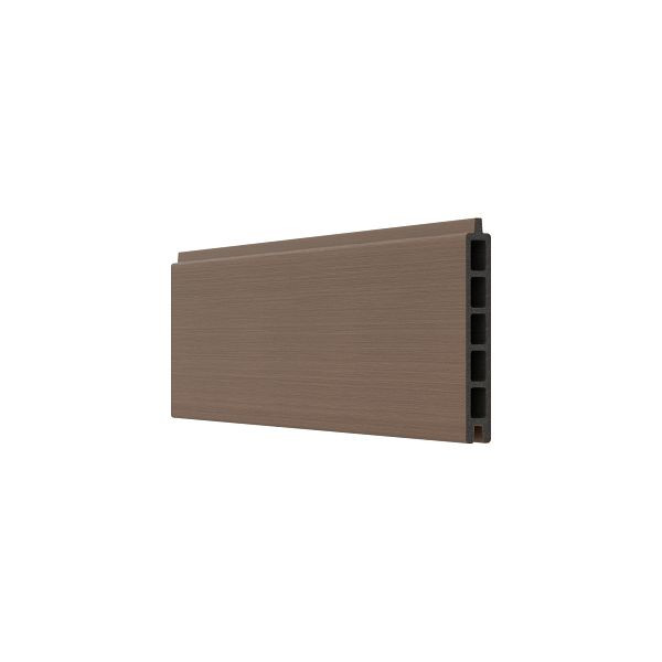 T&J MAX WPC-Steckzaunbrett, 140 x 20 x 1790 mm, coextrudiert, Farbe TEAK, 44642