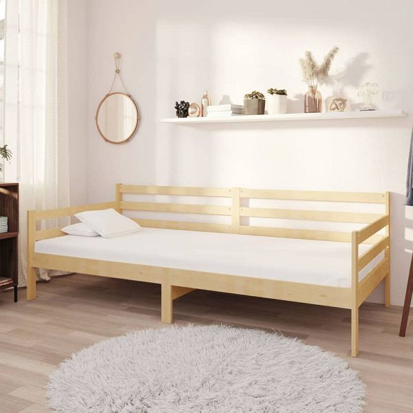 vidaXL Tagesbett mit Matratze 90x200 cm Kiefer Massivholz, 3083599