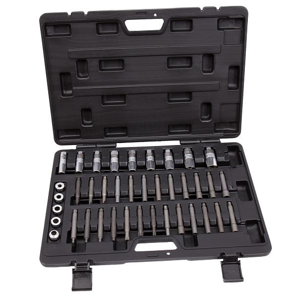 RepTools Stoßdämpfer Werkzeugsatz, inkl. Spezialeinsätzen, Sonderprofilen und Durchsteckschlüssel, 39-teilig, XXL-118906