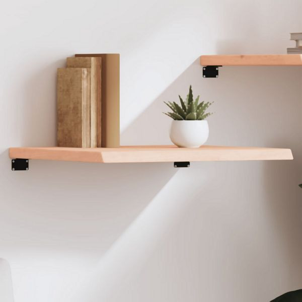 vidaXL Wandregal 60x60x(2-4) cm Massivholz Eiche Unbehandelt, 363534