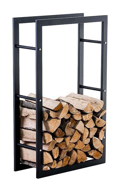 CLP Kaminholzständer Keri V3 25x60x100 mm, schwarz, 151705369