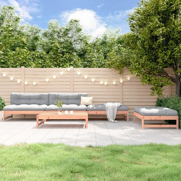 vidaXL 5-teilig Garten-Lounge-Set Massivholz Douglasie, 3186604