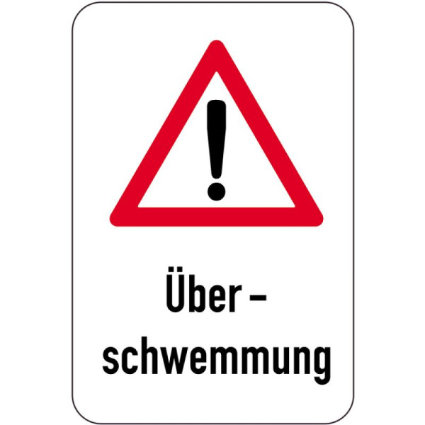 Stein HGS Sonderschild, Überschwemmung, 600 x 900 mm, 15719