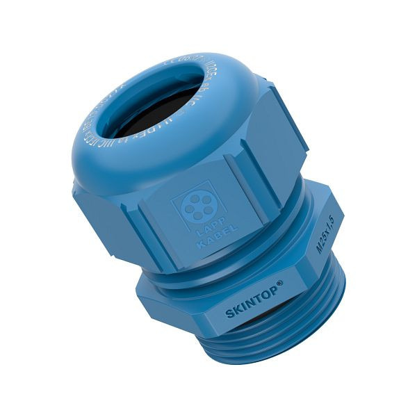 LAPP Kabelverschraubung SKINTOP® KR-M 16X1,5 ATEX PLUS, blau, VE: 50 Stück, 54115415