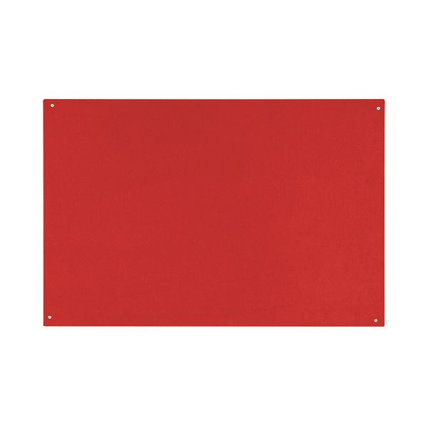 Bi-Office Rahmenlose Filztafel Rot 90x60cm, FB0746397