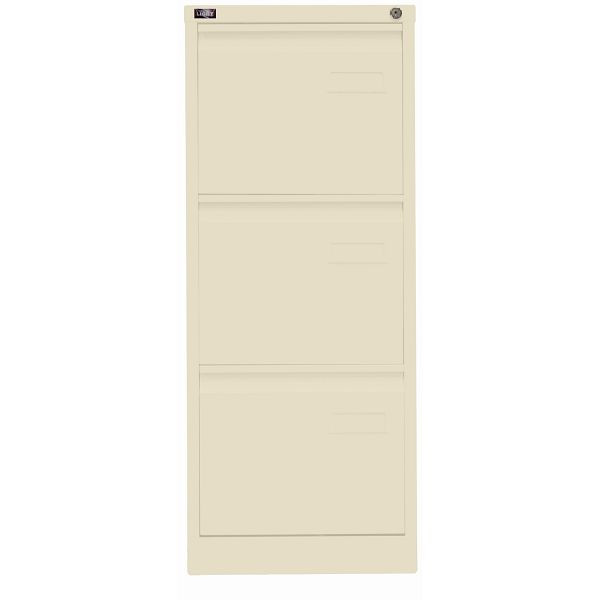 Bisley LIGHT Hängeregistraturschrank LIGHT, einbahnig, 3 HR-Schubladen, 669 hellelfenbein, IPCCA13669