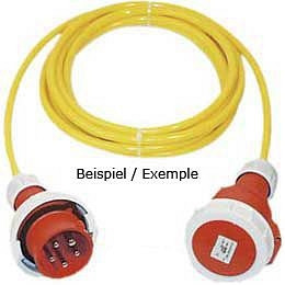 GIFAS CEE-Verlängerungsleitung 63 A/400 V, komplett montiert 10 m GIFAS PROFLEXX-07 Leitung 5 x 16 mm², 112384