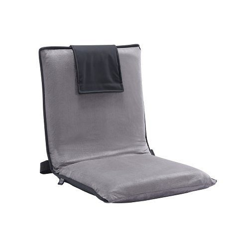 VEVOR 6-fach verstellbarer Meditationsstuhl mit Rückenlehne, klappbar, grau, für Erwachsene und Jugendliche, DBYQBKWFS000DD52CV0