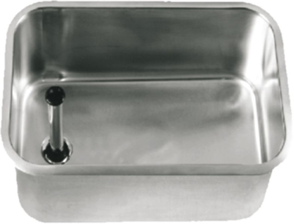 NordCap Einlassbecken 300 x 500 mm, Standroher Kunststoff/Edelstahl, 49640021