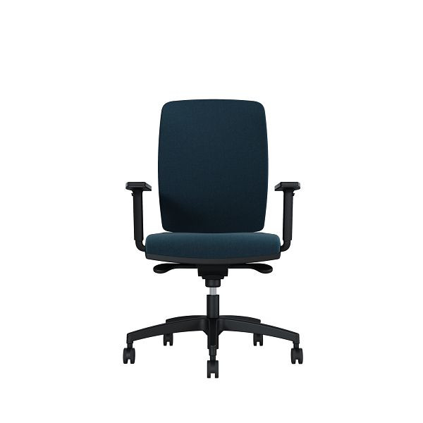 Bisley Bürodrehstuhl Cometa, Gepolsterte Rückenlehne, Höhenverstellbare Armlehnen, Kunststofffußkreuz, TN9612 amazon, COMEGKLTN9612