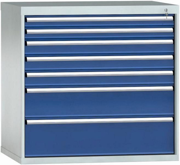 KLW Schubladenschrank, 1000 x 1031 x 750 mm, Einbaumaß: 900 mm Einteilung: 54x36 Einheiten, SJB1000-07EP-001