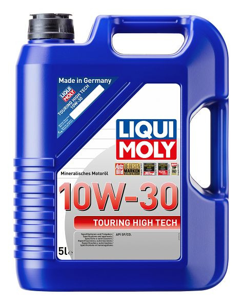 LIQUI MOLY Ganzjahres-Hochleistungsmotorenöl, Touring High Tech 10W-30, VE: 4 Stück à 5 Liter, 1272