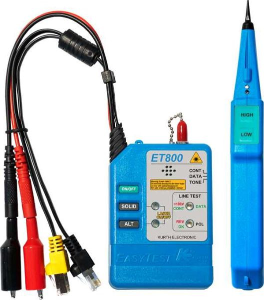 Kurth Electronic Kupfer Leitugssucher Kit, bestehend aus EasyTest und Probe, KE801, D180C