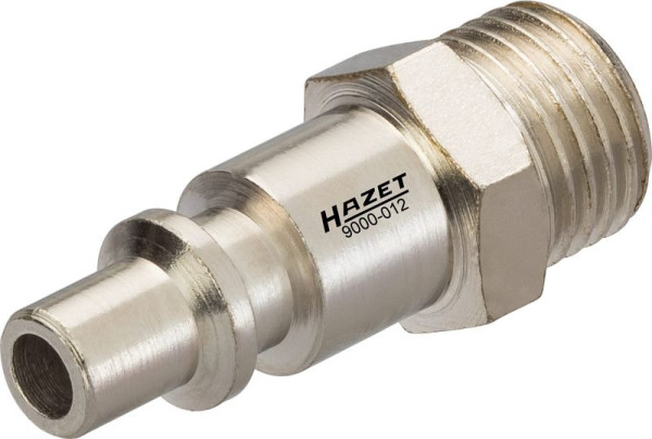 Hazet Luftanschluss-Nippel Satz, Anzahl Werkzeuge: 3, Verwendung: Arabische Länder, Italien, Spanien 12,91 mm / 1/4" Gewinde Stahl, 9000-012/3