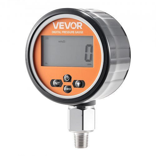 VEVOR Hydraulikdruckmessgerät, 0–700 Bar, Manometer mit 1/4 Zoll NPT für Bagger, Edelstahlgehäuse, YYCSB1YLBSZSPHHDQ001V9