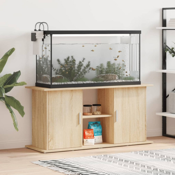vidaXL Aquariumständer Sonoma-Eiche 121x41x58 cm Holzwerkstoff, 833618
