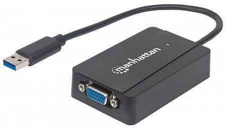 MANHATTAN USB 3.0 auf SVGA-Konverter, schwarz, 152303