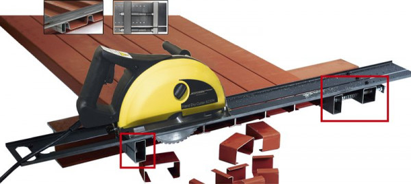 JEPSON Führungsschiene mit integriertem Spannsystem, 608284