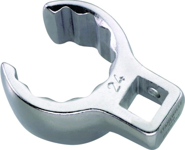 STAHLWILLE CROW-RING-Schlüssel Nr.440a Schlüsselweite 3/8 " Innen-4kant 1/4 " Länge 28,4 mm, 01490024