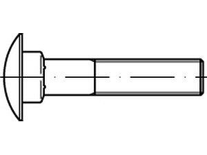 Flachrundschrauben DIN 603 ohne Muttern Messing M 5 x 70 VE=S (100 Stück)
