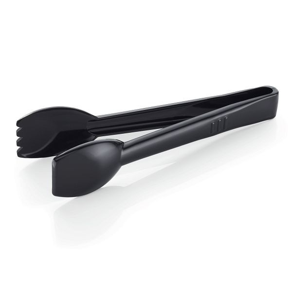WAS Salat-/Vorlegezange, 23 cm, schwarz, Polycarbonat, VE: 6 Stück, 9436231